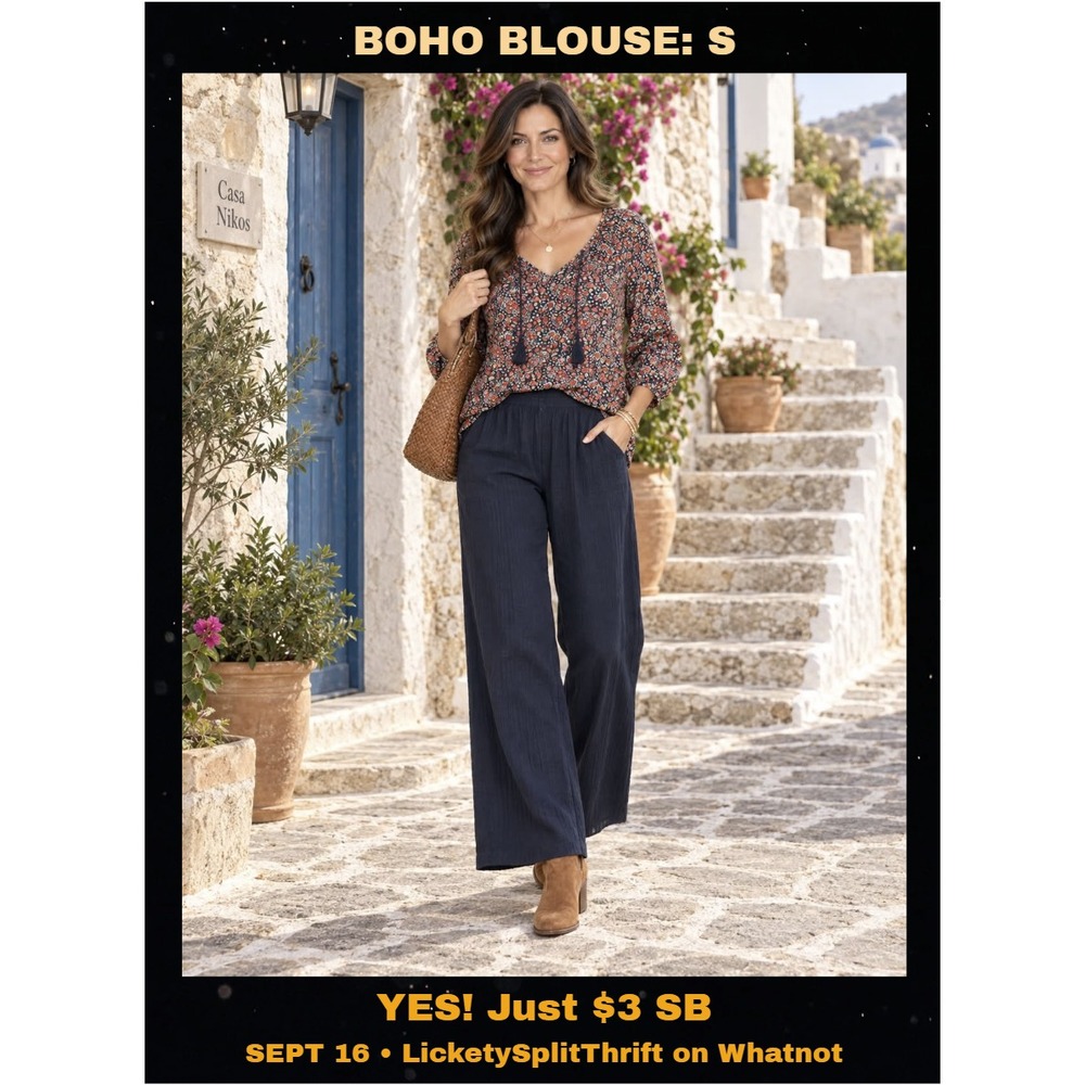 Sonoma Boho Style BLOUSE Women's Small